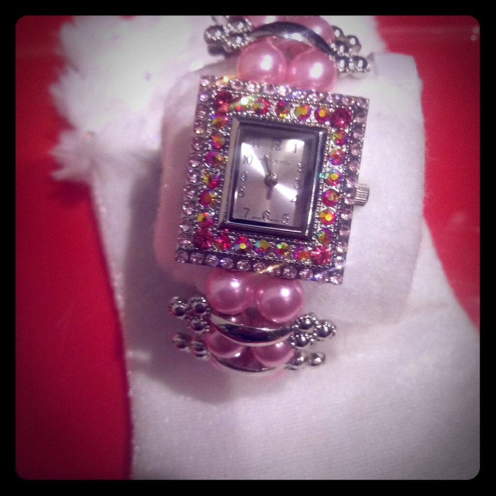 Hugo Boss Posh Pink Cuff Watch